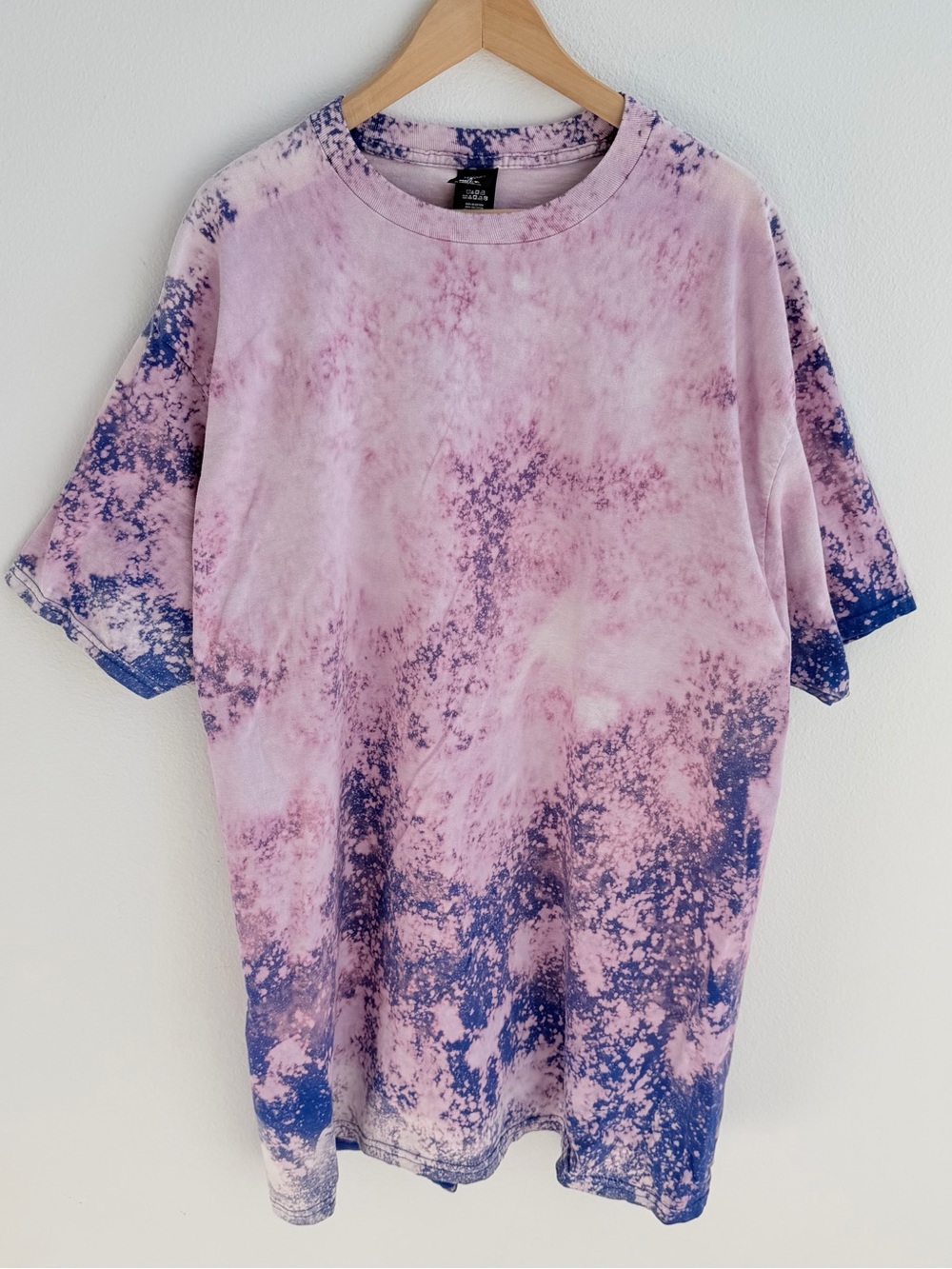 Purple Bleached Tee